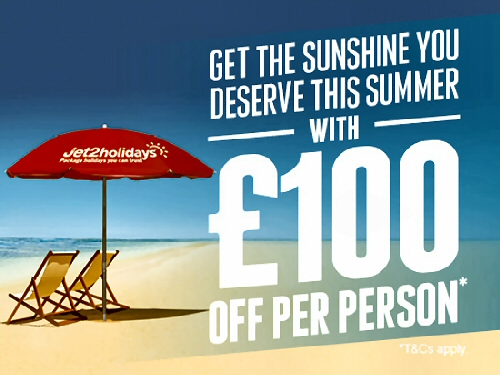 £100 off with Jet2