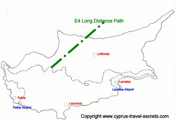 e4 route map cyprus