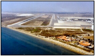 Larnaca airport cyprus