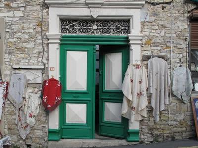 Lace shop at Lefkara