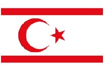 TRNC flag of cyprus